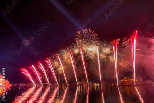 Lights up in the sky: fireworks festival