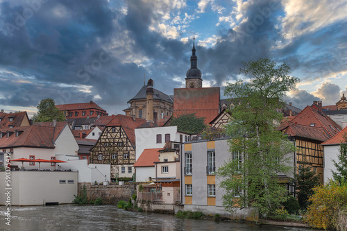 Old town Bamberg in Bavaria, Germany