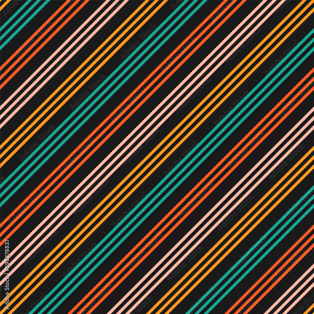 Seamless pattern with colorful oblique stripes Seamless pattern with colorful oblique stripes
