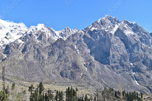 Mountain Scenery of Naltar Valley in Northern Pakistan