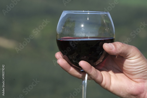 glass of red wine