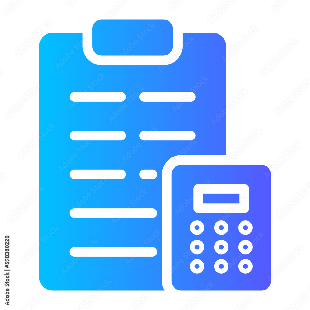 accounting gradient icon accounting gradient icon