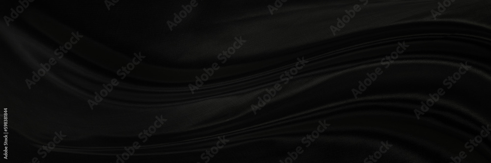 Black gray satin dark fabric texture luxurious shiny that is abstract silk cloth background with patterns soft waves blur beautiful. Black gray satin dark fabric texture luxurious shiny that is abstract silk cloth background with patterns soft waves blur beautiful.