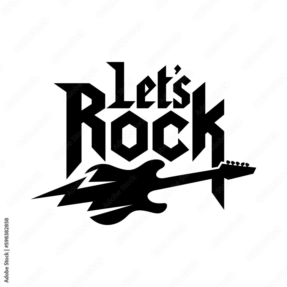 Photography Poster Rock N Roll Music Symbol Vector Design