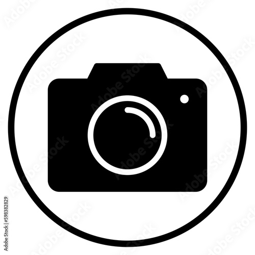 photograph glyph icon