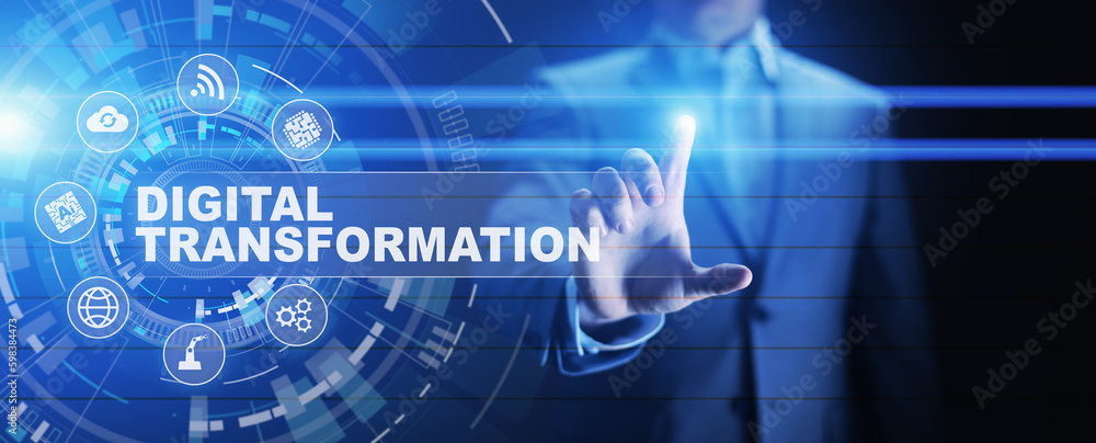 Digital transformation, disruption, innovation. Business and modern technology concept. Digital transformation, disruption, innovation. Business and modern technology concept.