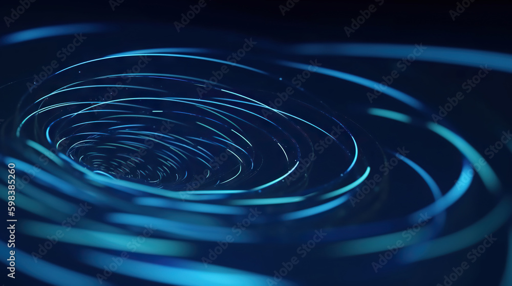 Modern digital abstract 3D background. Copy space. Based on Generative AI Modern digital abstract 3D background. Copy space. Based on Generative AI