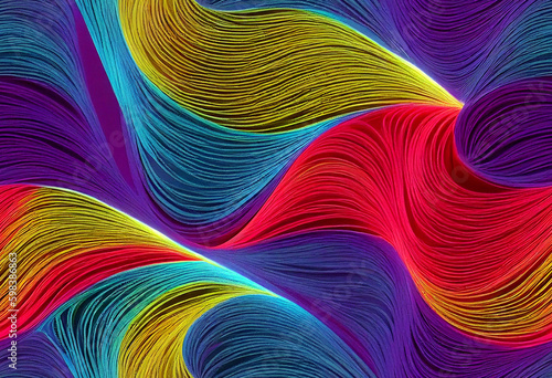 Seamless Quilled Paper Art