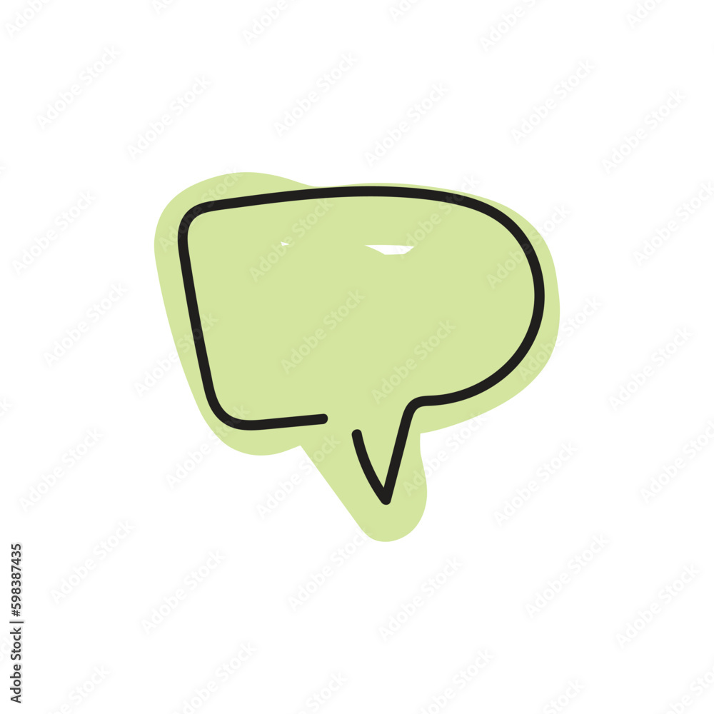 speech bubble and message simple icon speech bubble and message simple icon
