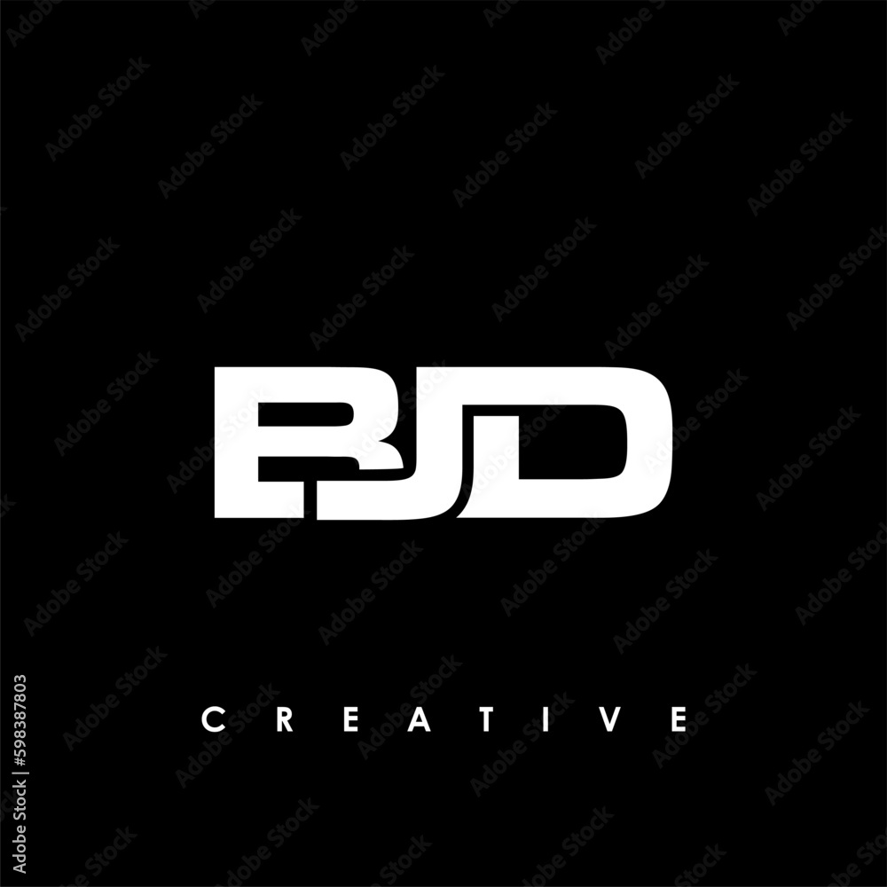 BJD Letter Initial Logo Design Template Vector Illustration BJD Letter Initial Logo Design Template Vector Illustration