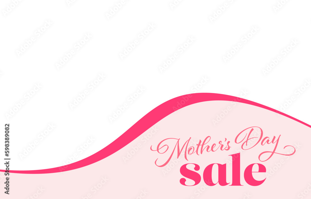 Mother's Day Sale or Special Banner Image for Website Header, Social Media, Facebook, Instagram