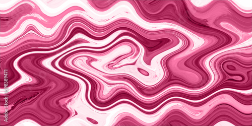 Luxurious colorful liquid marble surfaces design. Liquid marbling paint background.  Abstract pink acrylic pours liquid marble surface design. Beautiful fluid abstract paint background.