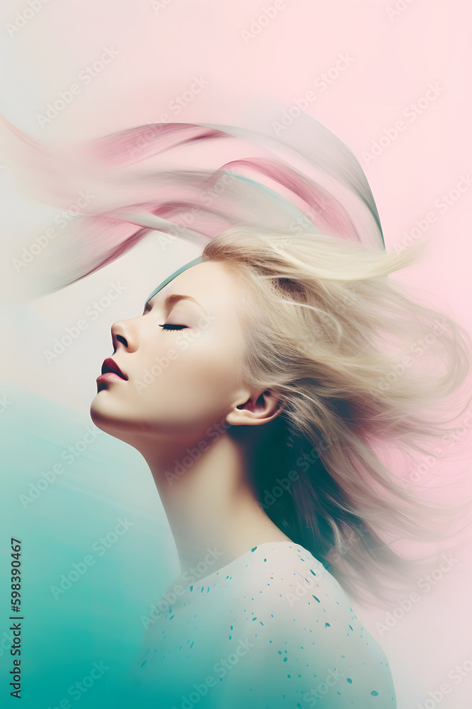 Naklejka premium Fashionable Art