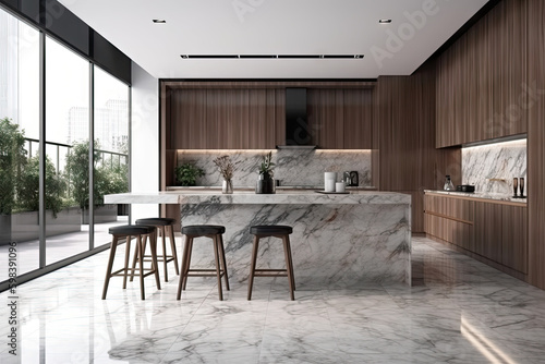 Wallpaper Mural Well decorated interiors generated using AI Torontodigital.ca