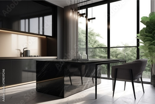 Wallpaper Mural Well decorated interiors generated using AI Torontodigital.ca