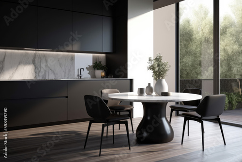 Wallpaper Mural Well decorated interiors generated using AI Torontodigital.ca