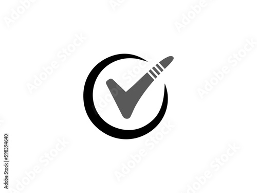 Verified icon vector, Premium Vector | Quality verified. icon confirmed with a check mark. agreed, tested, approved. vector illustration, Testing Verified Icon Stock Illustration.