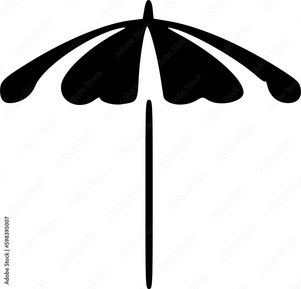 beach umbrella icon vector symbol design illustration beach umbrella icon vector symbol design illustration