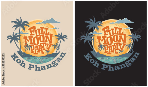 Full Moon Party Koh Phangan - Haad Rin, Thailand