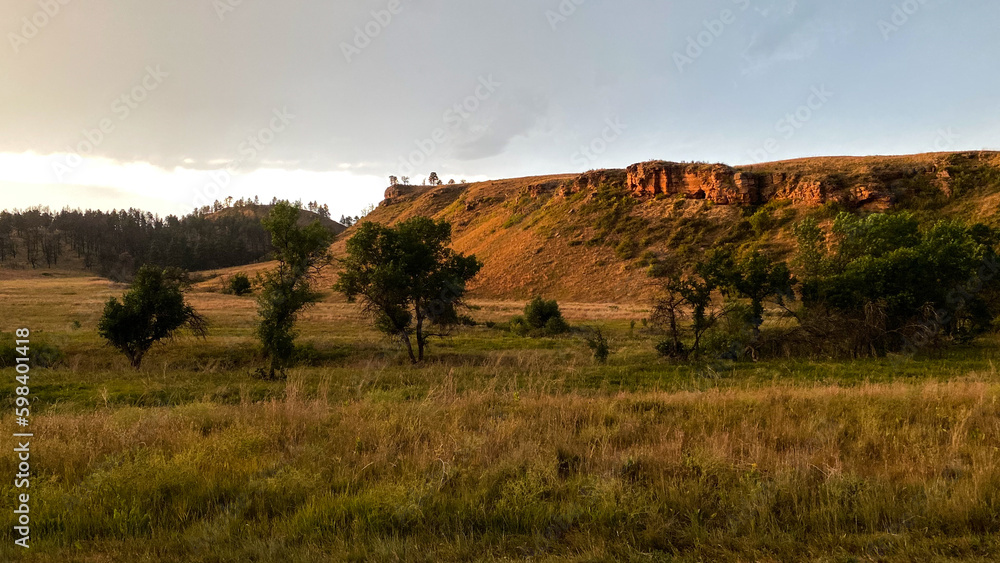 Wildlife Loop Road views during a storm in Custer State Park Wildlife Loop Road views during a storm in Custer State Park
