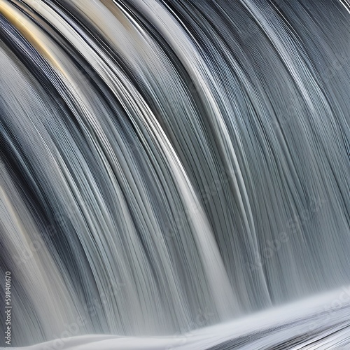 A silky and flowing texture with cascading water and silk fabric2, Generative AI