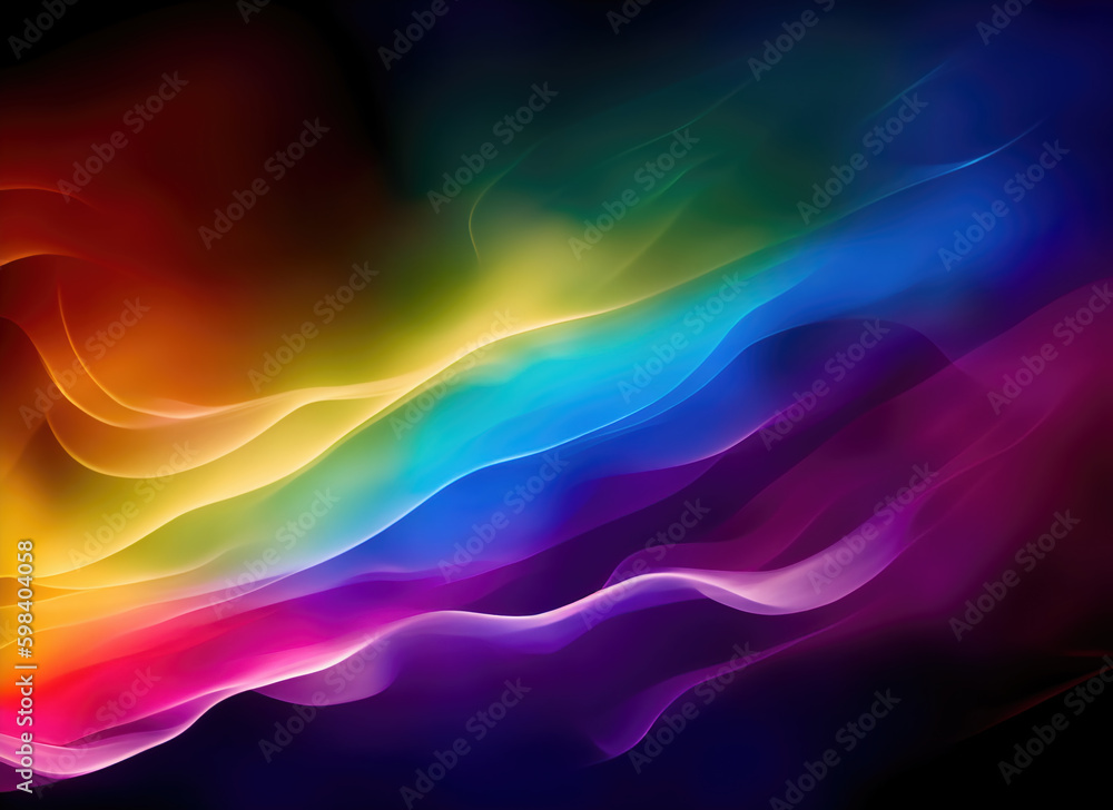 Obraz premium Abstract colorful wave background for design.