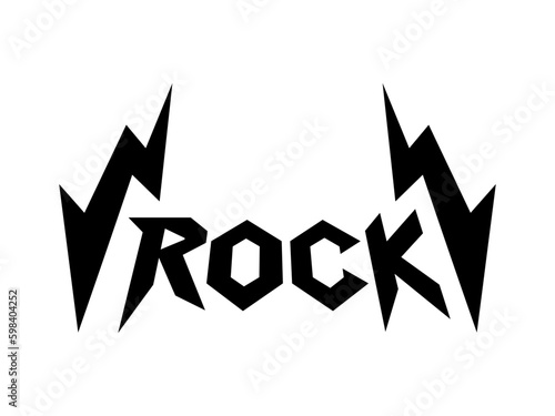 Rock and Roll Music Vector Graphic Symbol