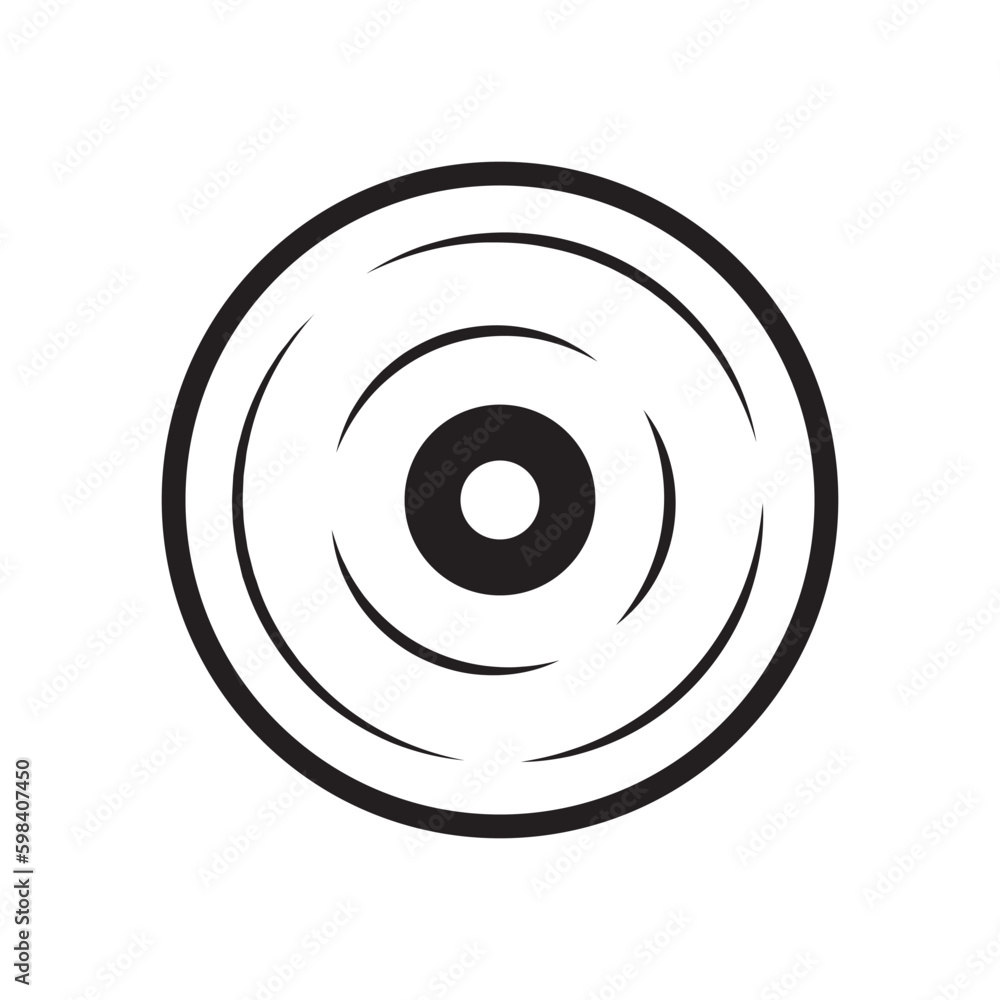 CD vector icon. Compact disc flat sign design. DVD symbol. CD pictogram. UX UI icon CD vector icon. Compact disc flat sign design. DVD symbol. CD pictogram. UX UI icon
