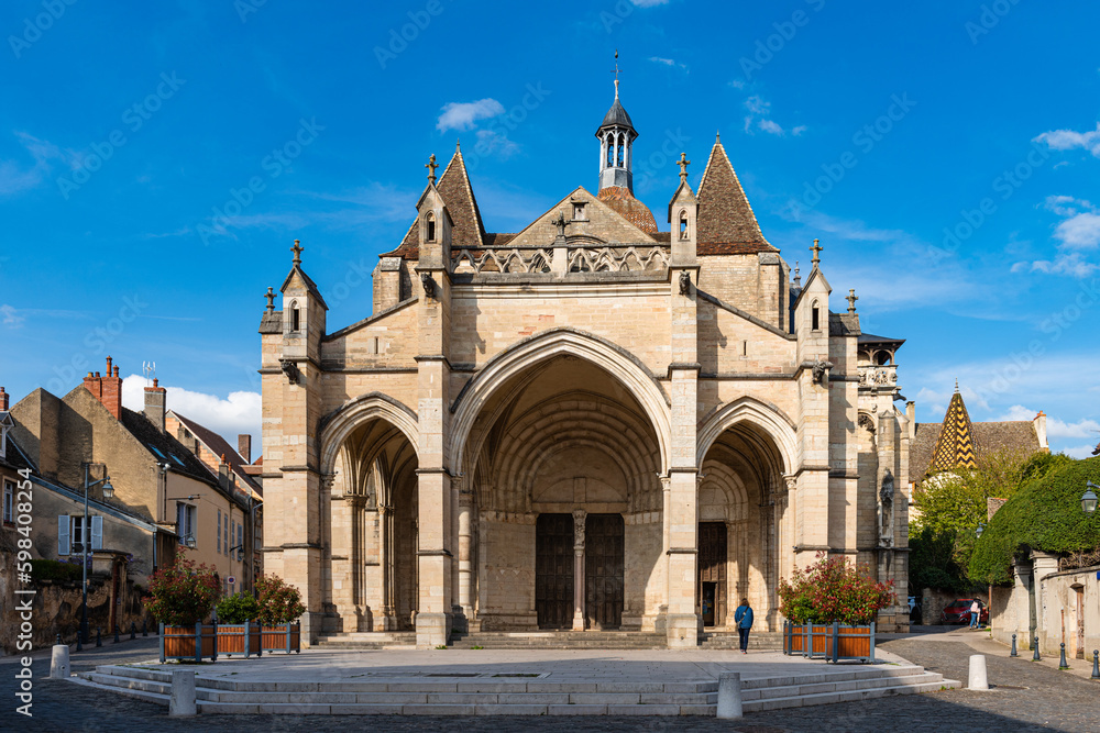 Basilica Notre Dame (basilica Our Lady) in Beaune - France
