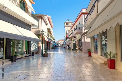 Street in Argostoli photo