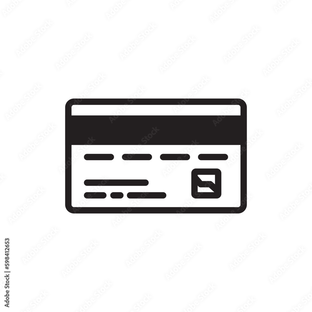 Credit card vector icon. Credit card flat sign design. Bank card symbol pictogram. UX UI icon Credit card vector icon. Credit card flat sign design. Bank card symbol pictogram. UX UI icon