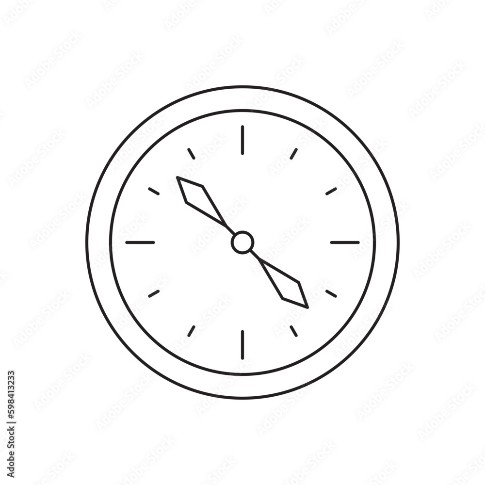 Compass vector icon. Compass flat sign design. Compass symbol pictogram. UX UI icon Compass vector icon. Compass flat sign design. Compass symbol pictogram. UX UI icon