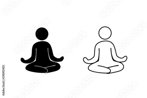 People meditating