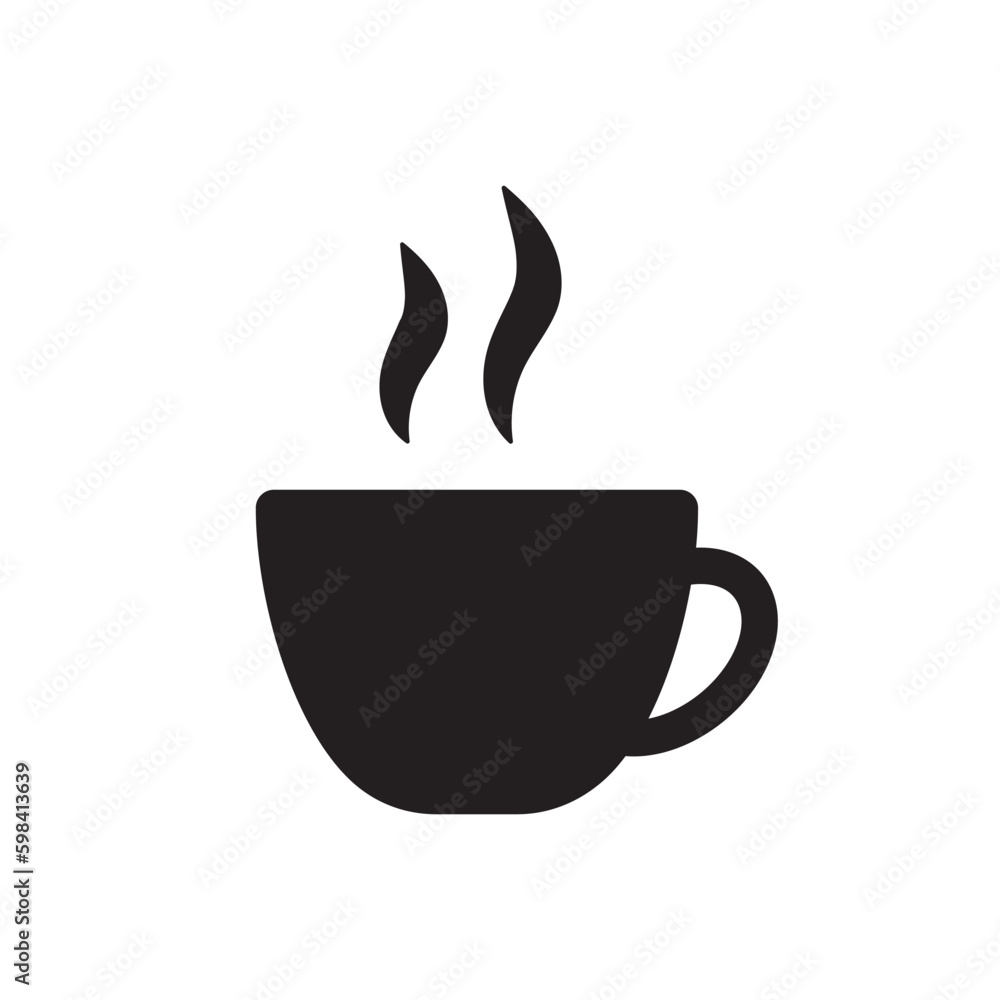 Cup of coffee vector icon. Mug vector icon. Cup of tea vector flat sign design. Cup symbol pictogram. UX UI icon Cup of coffee vector icon. Mug vector icon. Cup of tea vector flat sign design. Cup symbol pictogram. UX UI icon