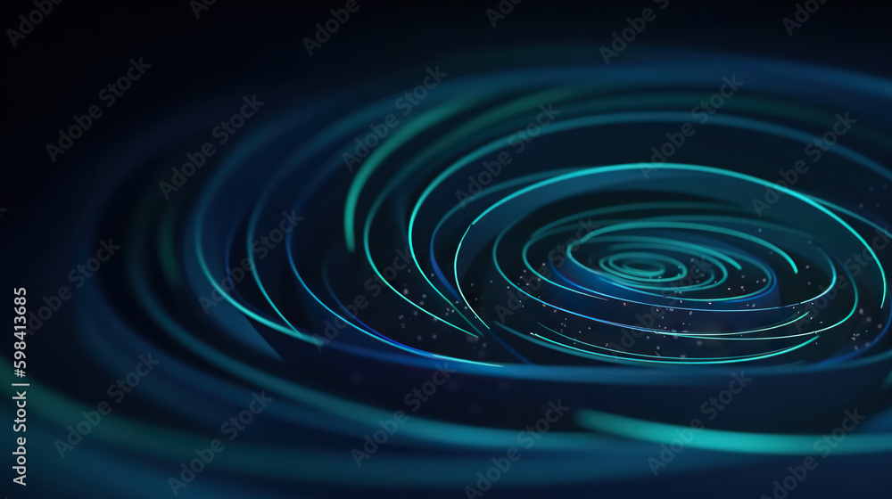 Modern digital abstract 3D background. Copy space. Based on Generative AI Modern digital abstract 3D background. Copy space. Based on Generative AI