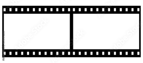 Isolated Negative Film Transparent Frame