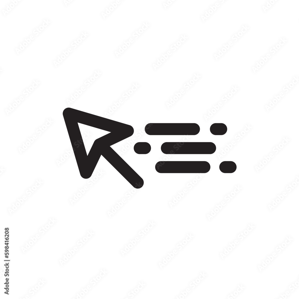 Computer arrow icon. Cursor flat sign design. Cursor vector icon. Click icon. Pointer symbol pictogram. UX UI icon Computer arrow icon. Cursor flat sign design. Cursor vector icon. Click icon. Pointer symbol pictogram. UX UI icon