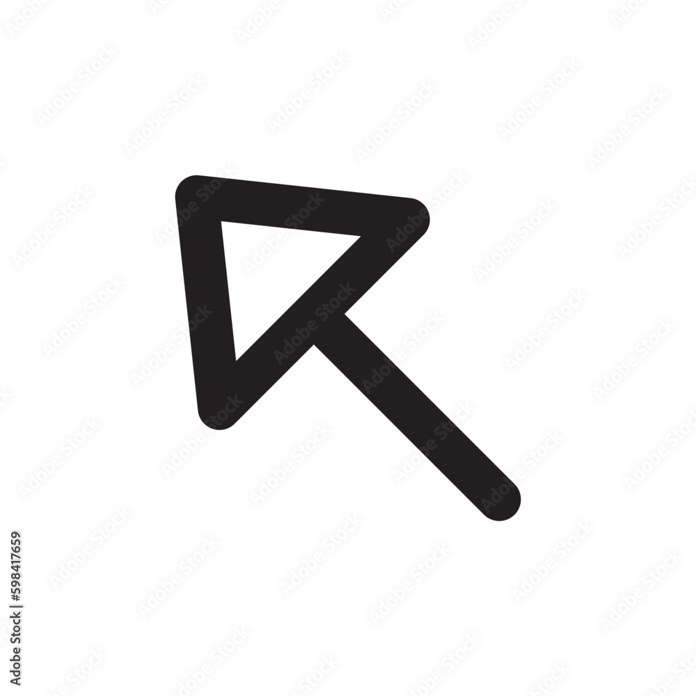 Computer arrow icon. Cursor flat sign design. Cursor vector icon. Click icon. Pointer symbol pictogram. UX UI icon Computer arrow icon. Cursor flat sign design. Cursor vector icon. Click icon. Pointer symbol pictogram. UX UI icon