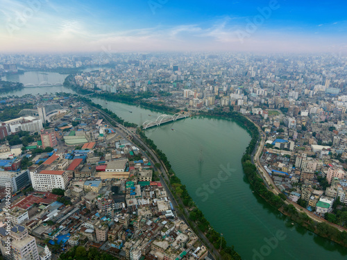 Photos Aerial view of Dhaka City