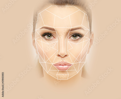 Making Beauty, modifying  face to make it closer to the golden mask photo