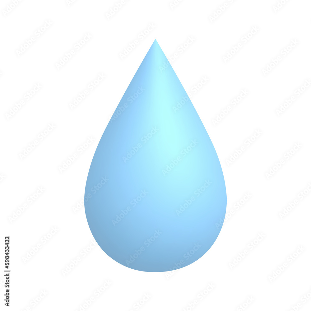 Water drop, rain. Cute weather realistic icon. Water drop, rain. Cute weather realistic icon.