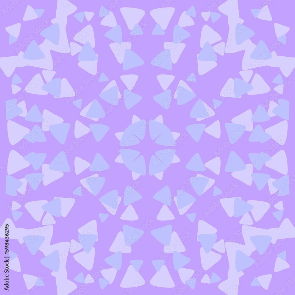 Abstract mandala seamless summer pattern for wrapping paper and fabrics and linens and kids clothes print