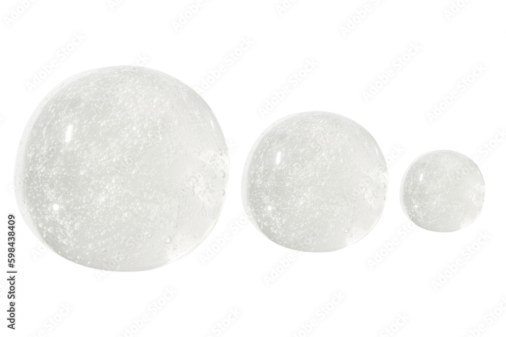 The texture of the liquid gel. Transparent texture of hyaluronic acid gel. Ball, circle. drop of gel. PNG. Set The texture of the liquid gel. Transparent texture of hyaluronic acid gel. Ball, circle. drop of gel. PNG. Set