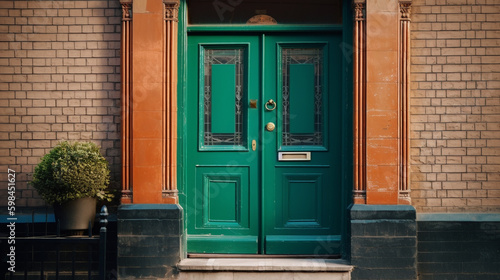 old door in the city © federico