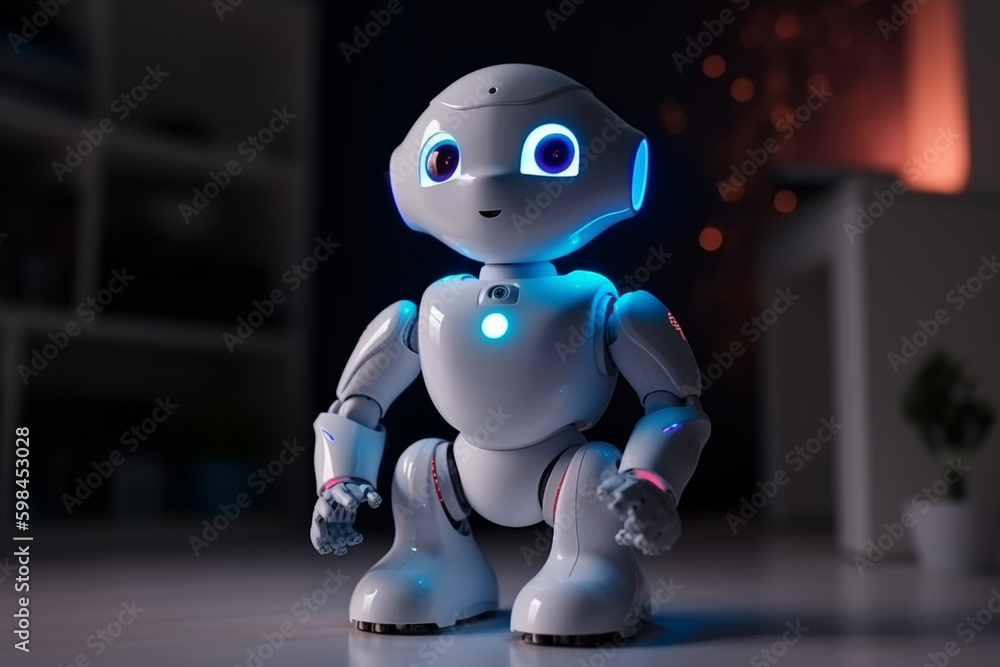 robot humanoid android robot with artificial intelligence. Generative AI robot humanoid android robot with artificial intelligence. Generative AI