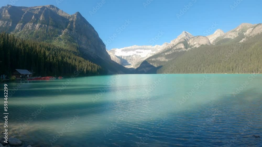 Standing at Lake Louise, Lake Louise, Alberta, Canada Standing at Lake Louise, Lake Louise, Alberta, Canada