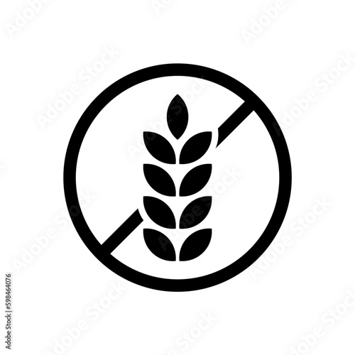 Gluten free label icon
