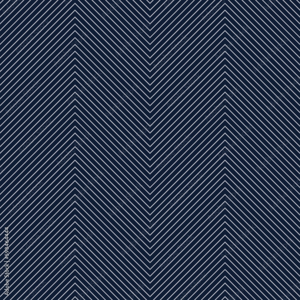 Obraz premium Herringbone seamless pattern, white and blue can be used in the design of fashion clothes. Bedding, curtains, tablecloths