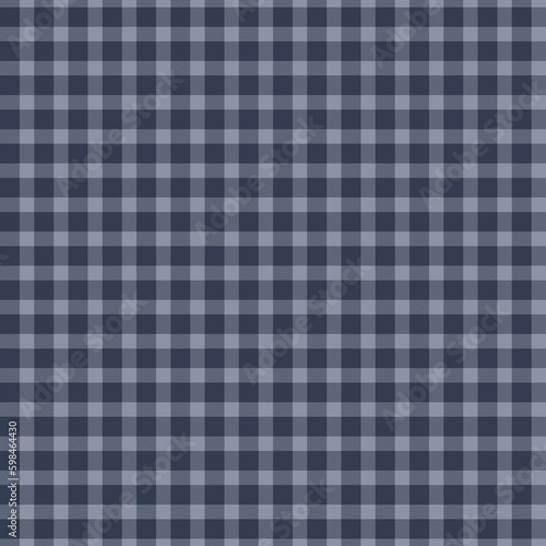 Gingham seamless pattern, blue gray can be used in fashion decoration design. Bedding, curtains, tablecloths