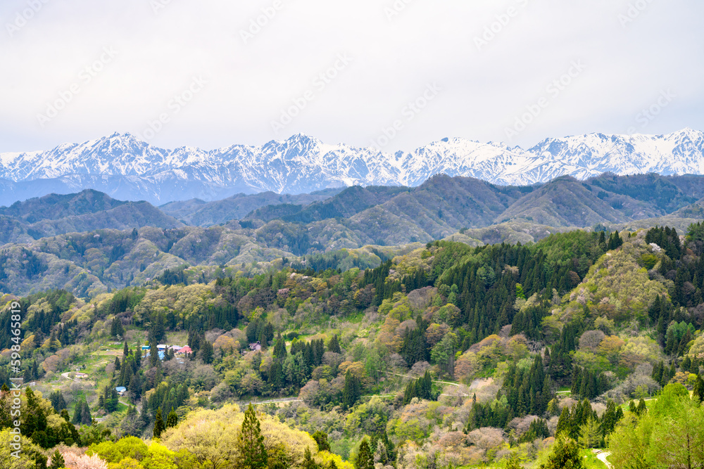 北アルプス　小川村